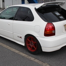 H10 ホンダ シビック EK9 タイプR チャンピョンシップホワイト 車検付き 程度良好です。の画像