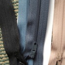 ナイロンインベルとファスナーのセットの画像