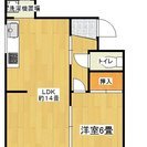 初期費用45500円で入居可。1ＬＤＫ - 不動産