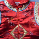 女の子　お正月用晴れ着の画像