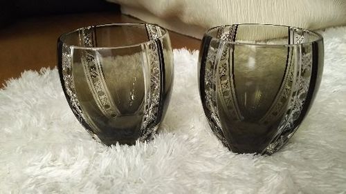 カガミクリスタル ロックグラス