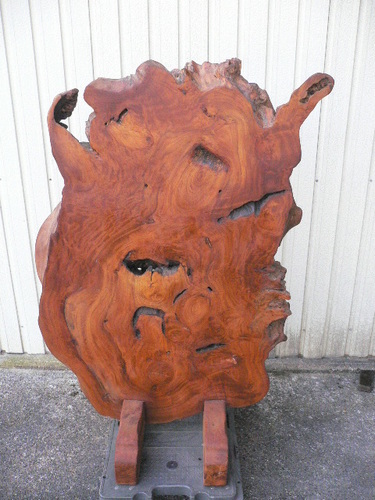 アンティーク 天然木(欅） インテリア 置物 衝立