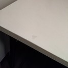 IKEA★白テーブル150×75　　ニトリ★プリンターラックの画像