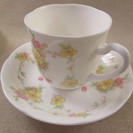 名古屋セラミックカップ＆ソーサーリビングモード　　2客セットの画像