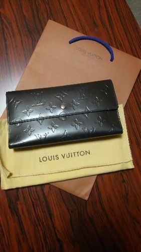 ルイヴィトン/モノグラムマット三つ折り長財布(レア)正規品