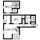 【室内に螺旋階段！！ルームシェアＯＫな2ＬＤＫメゾネットタイプ】 - 札幌市