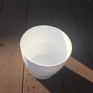 鉢カバー 白の画像