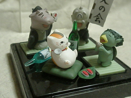 ニャンコ先生と中級2匹とカッパ「夏目友人帳～物語を紡ぐ人と妖