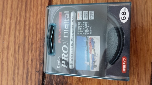 【新品】Kenko レンズフィルター PRO1D プロテクター (W) 58mm レンズ保護用