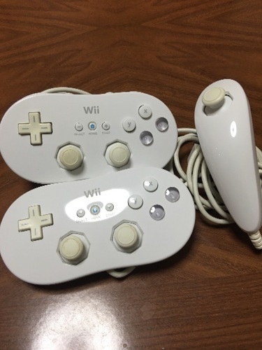 wiiのクラシックコントローラー、ヌンチャク