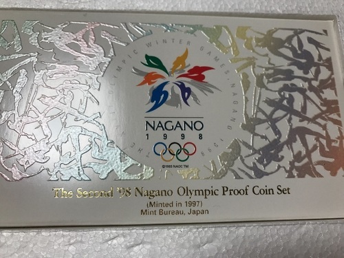 1998年長野オリンピック5000円500円硬貨セット①未使用