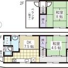 即入居可　3.2万円/月【入居者募集】愛媛県八幡浜市保内町宮内 戸建賃貸・ペット可2DK　中古住宅として販売も可！ - 八幡浜市