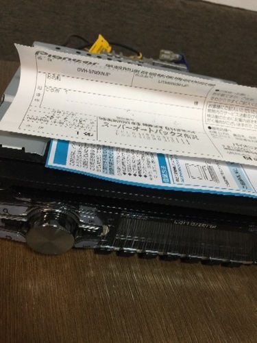 カーオーディオと9インチモニターセット