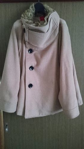 somari☆ネックファーコート☆M～３L大きいサイズの方まで☆ピンク系☆冬物セール