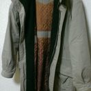 メンズ　コート　ドイツ製　カーキの画像