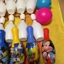 アンパンマン&ミッキーのボウリングセットの画像