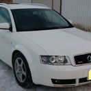ご成約頂きました！★早い者勝ち！！★アウディA4アバント☆4WD☆H15年式☆パール☆5AT☆即決2年車検付！！の画像