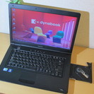 ★超速★dynabook Ｂ５５０/Ｂ　新品SSD２４０G　３Ｇ　ｉ３　Win７　無線内蔵