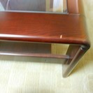【あま市自宅に来られる方歓迎】《カリモク家具》ローテーブル（ガラス板）の画像