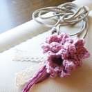 ☆はあとめいど☆２／９（木）　かぎ針編み「桃花の３Ｗａｙコサージ...