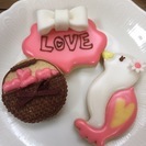 2月１２日（日）バレンタイン　残1席！アイシングクッキーレッスン　カフェレッスンの画像