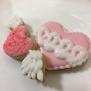 2月のレッスン案内　色々な技法を取り入れたレッスン　アイシングクッキー教室　子連れママも歓迎　大阪　岸和田市　日本サロネーゼ協会認定講師の画像