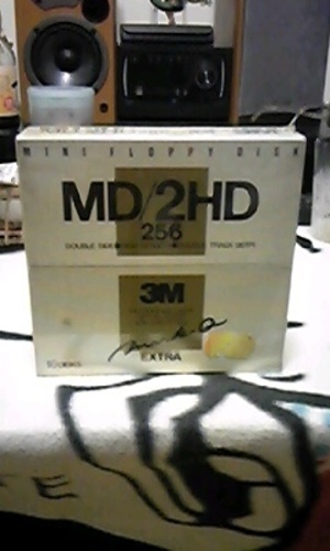 フロッピーディスク　新品未使用未開封　ＭＤ/２ＨＤ２５６　５インチ　３Ｍ　EXTRA　１０DISKS