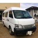 H14年キャラバン　スーパーロング　ハイルーフです。バイクを積ん...