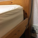 無印の木製ベッドお譲りしますの画像