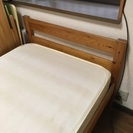 無印の木製ベッドお譲りしますの画像