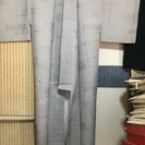 着物合せ小紋  グレー  新品！