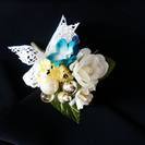 アーティフィシャルフラワー（造花）を使ったフラワーコサージュ教室の画像