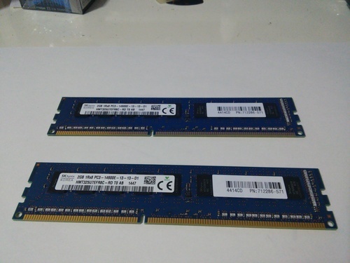 【郵送可】4GBメモリDDR-3PC3-14900E　2GB×2枚