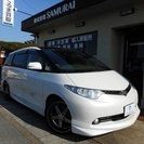H18年　エスティマG　４WD　純正装備充実の一台！　社外19イ...