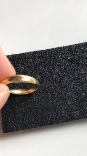 【ほぼ新品】ダイアリング １７万越え！１８金 デパート宝飾店購入 K18 YG