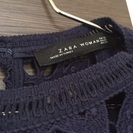 送料込【新品未使用】ZARA レースワンピース ドレス XSの画像