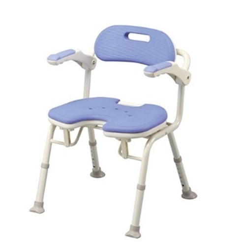 アロン化成 安寿 折りたたみシャワーベンチ IU　ブルー　未使用　　♪値下げ♪