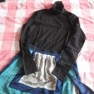 Ｐｕｌｌ＆Ｂｅａｒ　ボヘミアン調ミニスカート　ＳｉｚｅＭ　ウエスト３７ｃｍ　丈４１ｃｍ　巻きスカートっぽく見えるデザイン。　美品　￥１０００の画像