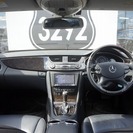【誰でも車がローンで買えます！】　メルセデスベンツ　ＣＬＳ５００　社外ＳＤナビ、社外マフラー、社外エアロ、サンルーフ、本革シート、フルセグ、クルーズコントロール　完全自社ローン※金利０％の画像