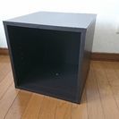 カラーボックス ダークブラウン 正方形
