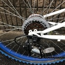 【販売済】【390】【点検整備済】Jr.MTB　24インチ　シマノ製外装6段ギヤ　ダイナモライト【10000円】の画像