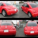 VWニュービートル 希少グレード『サルサ』 黒/赤コンビレザーシート 程度良好ワンオーナー車!!!の画像