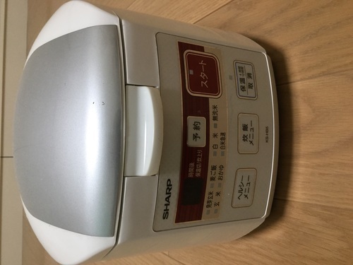 美品 シャープ 炊飯器  3合炊き KS-HB805