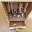 カトラリー 木製収納BOX付き／未使用品❷の画像