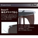 【再出品】【値下げ】ガラスローテーブルの画像