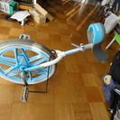 ブリジストン製一輪車１８インチ　スタンド付きの画像