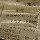 COMME CA DU MODE 120サイズ本羊革コートの画像