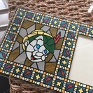 お問い合わせ対応中★ピノキオ★ステンドグラス風★フォトフレームの画像