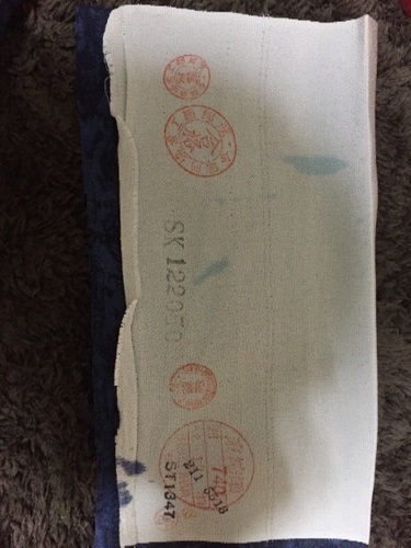 藍染ちりめん 小紋   未使用品！う