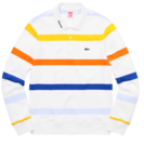 supreme lacoste Polo Multi Stripe Sサイズ